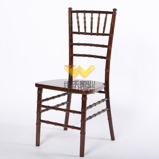 Solid beech wood chiavari chair for wedding